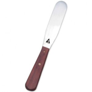 SPATULA  WITH WOODEN HANDLE INOX