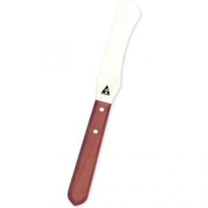 SPATULA  WITH WOODEN HANDLE INOX